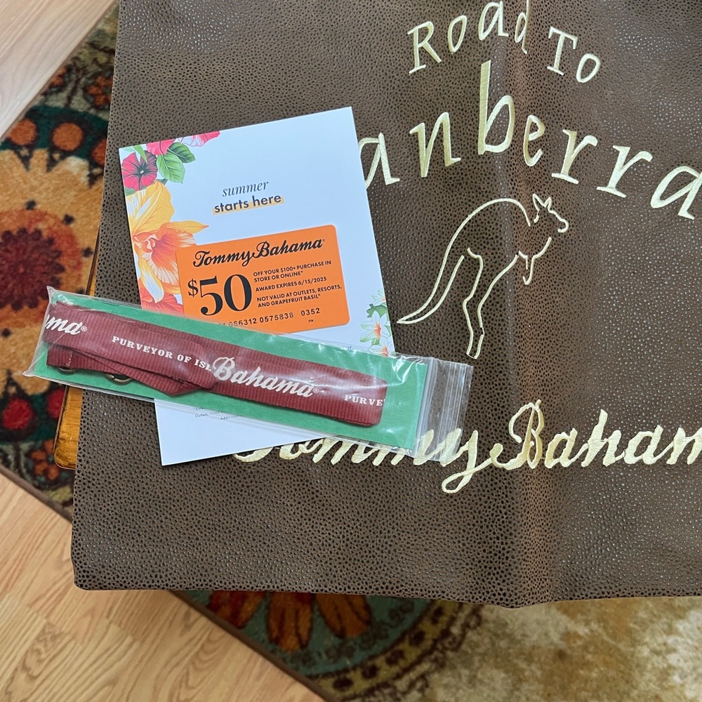 Tommy Bahama Road to Canberra Tote Bag